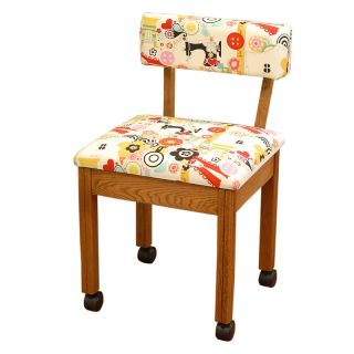 208 915 arrow arrow sewing chair with seat storage oak rating 2 $ 220