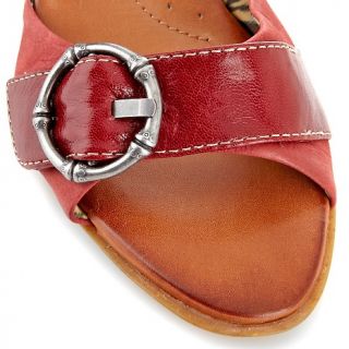 Naya Footwear Tawny Leather Sandal with Buckles