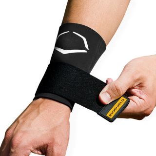 EvoShield Neoprene Compression Wrist Sleeve with Strap Black Small