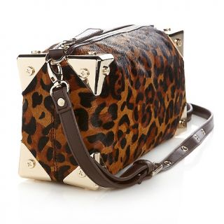 Sharif Haircalf Leather Card Box Crossbody