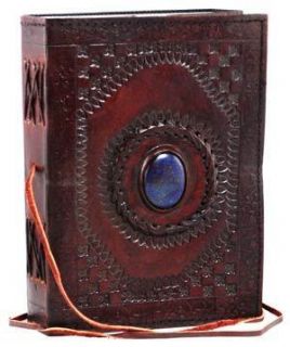 Book of Shadows BOS The Gods Eye Design Leather Blank Spell Book Diary