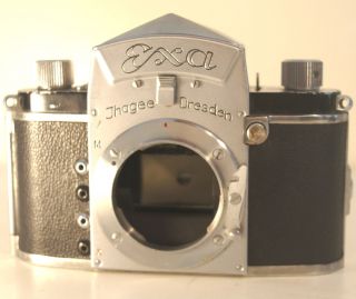 Exacta Exa 1 german SLR Thagee dresden 1950s Camera WORKING AWESOME