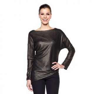 214 951 v by eva black and gold dolman sleeve top rating 3 $ 49 95 or