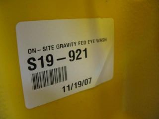 bradley s19 921 on site gravity fed eye wash station