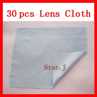 30pc Microfiber Lens Eyeglass Camera CD Cleaning Cloth