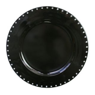 229 016 set of 4 black baroque charger plates rating be the first to