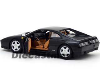 Hotwheels 1 18 1989 Ferrari 348 TB 348TB Diecast Model Car Black X5530