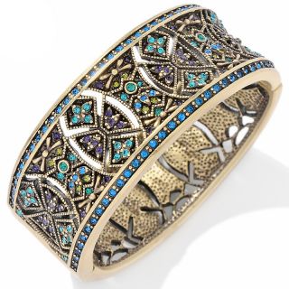 152 210 heidi daus byzantine beauty crystal bangle bracelet rating 381