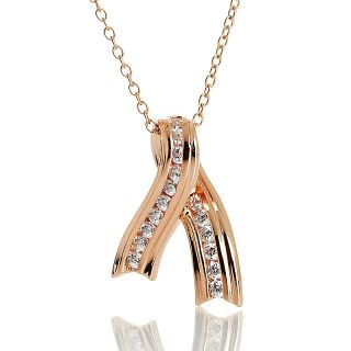 177 212 absolute 36ct absolute breast cancer awareness pendant with 18