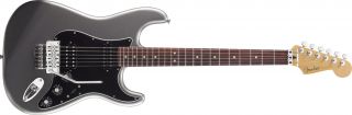 Fender Blacktop Strat FR Floyd Rose in Titanium Silver Finish