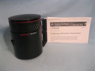 Farberware Microbrew Coffee Maker Compact 2 Cup