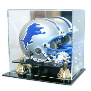 223 974 football fan nfl coaches choice helmet display case lions