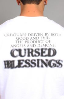 Halloway Cursed Blessings Tee White Concrete