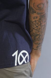 10 Deep The Academy Tee in Navy Concrete