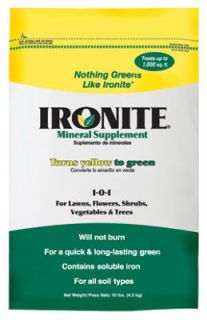 10 lb Bag Ironite 1 0 1 Iron Gran Fertilizer 436134