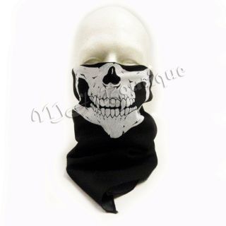 New Skull Face Bandana Mask Headwrap Motocyle Paintball Biking Gift