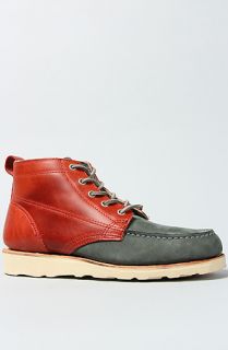 Sebago The Stash x Sebago BK NY Boot in Red Grey