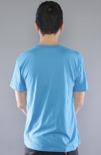 RVCA The PTC 2 Tee in Swedish Blue Concrete