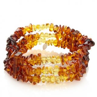 219 787 age of amber age of amber ombre 3 row stretch 7 bracelet