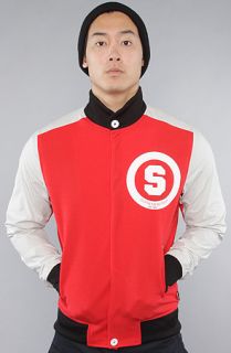 Supremebeing The Omega Track Jacket in Red