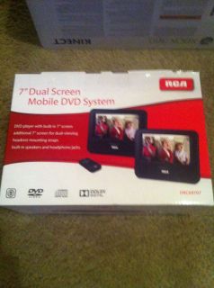  Factory SEALED RCA DRC69707 7 Dual Screen Mobile DVD Player