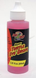 Zoo Med Turtle Eye Drops 2.25 oz Red eared Slider Box Painted