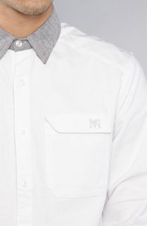 N4E1 The Milk Buttondown Shirt in Chambray White