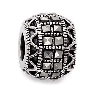 239 125 charming silver inspirations sterling silver marcasite double