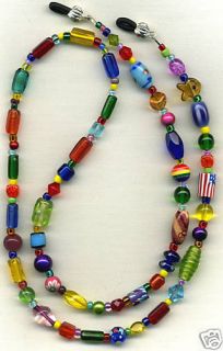  Funky Colorful Hand Crafted Eyeglass Glasses Chain Customizable