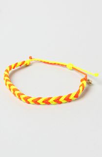 Pura Vida The Braided Bracelet in Neon Orange Yellow
