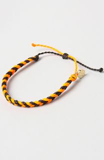 Pura Vida The Braided Bracelet in Orange Black