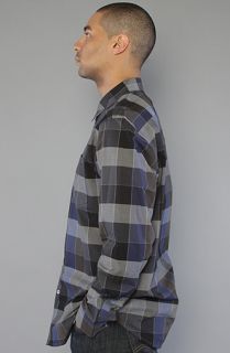 RVCA The Dare Longsleeve Buttondown in Slate