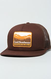 Coal The Hauler Trucker Cap in Brown Concrete