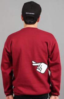 BOOGER KIDS Scouts Honor Crewneck Cardinal Red