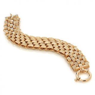 236 289 bellezza jewelry collection yellow bronze ribbed and diamond