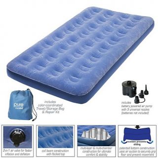 237 758 low profile flock top air bed twin rating be the first to