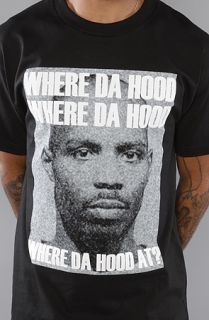 MindRite The Where Da Hood Tee in Black