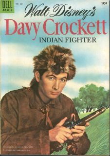 Davy Crockett 1 Walt Disney 631 Fess Parker cvr 1955
