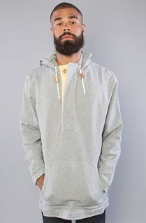 WeSC The Basil Hoody in Grey Melange Concrete