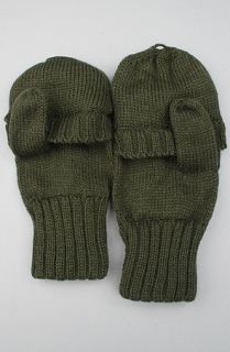 Coal The Woodsman Glove in Olive Concrete