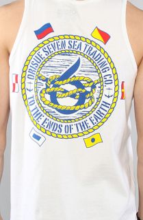 ORISUE The Seven Seas Tank in White Concrete