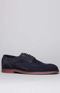 Swear The Logan 3 Shoe in Navy Suede Concrete