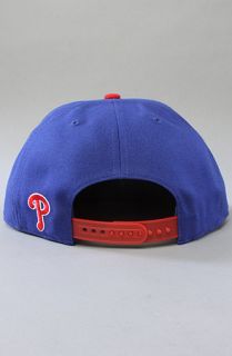 47 Brand Hats The Phillies Kalvin MVP Snapback Cap in Royal Red