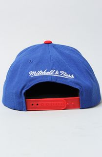 Mitchell & Ness The Detroit Pistons XL Logo 2T Snapback Cap in Blue