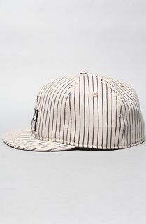 Coal The Young Cap in Sand Pinstripe Concrete