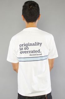 Dissizit The Generic Graphic Tee in White