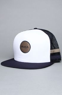 RVCA The Blithe Trucker II Hat in Slate White