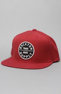 Brixton The Oath III Hat in Cardinal Concrete