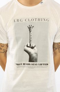 lrg the stay lifted tee in white sale $ 18 95 $ 28 00 32 % off
