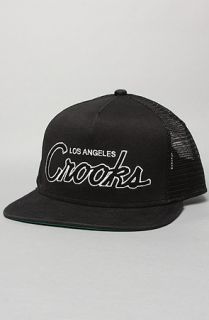 Crooks and Castles The La Crooks Trucker Hat in Black